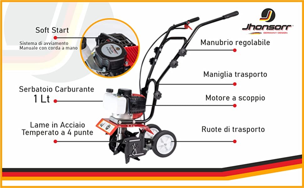 Dettaglio motore motozappa