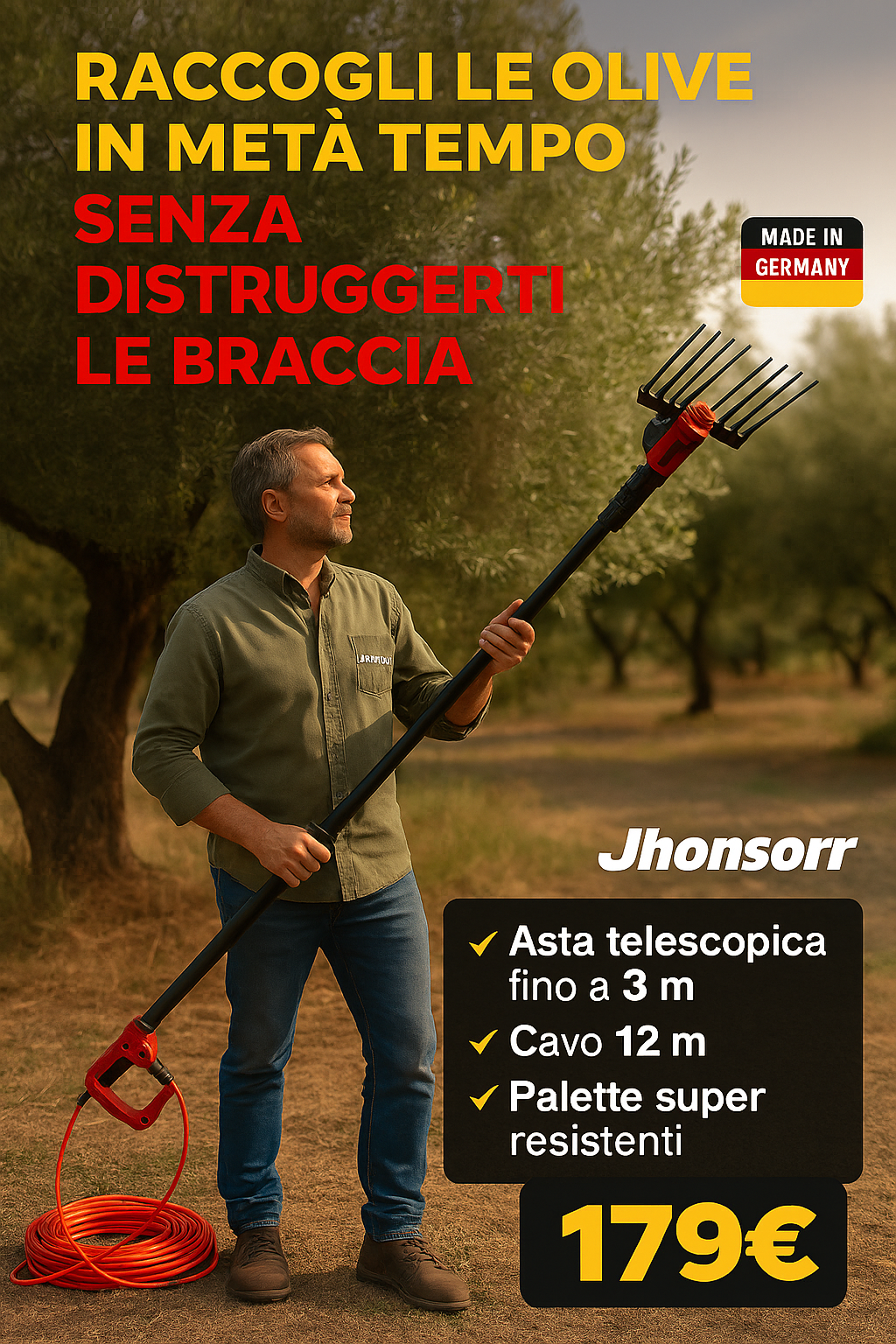 Abbacchiatore Jhonsorr in offerta a 179€