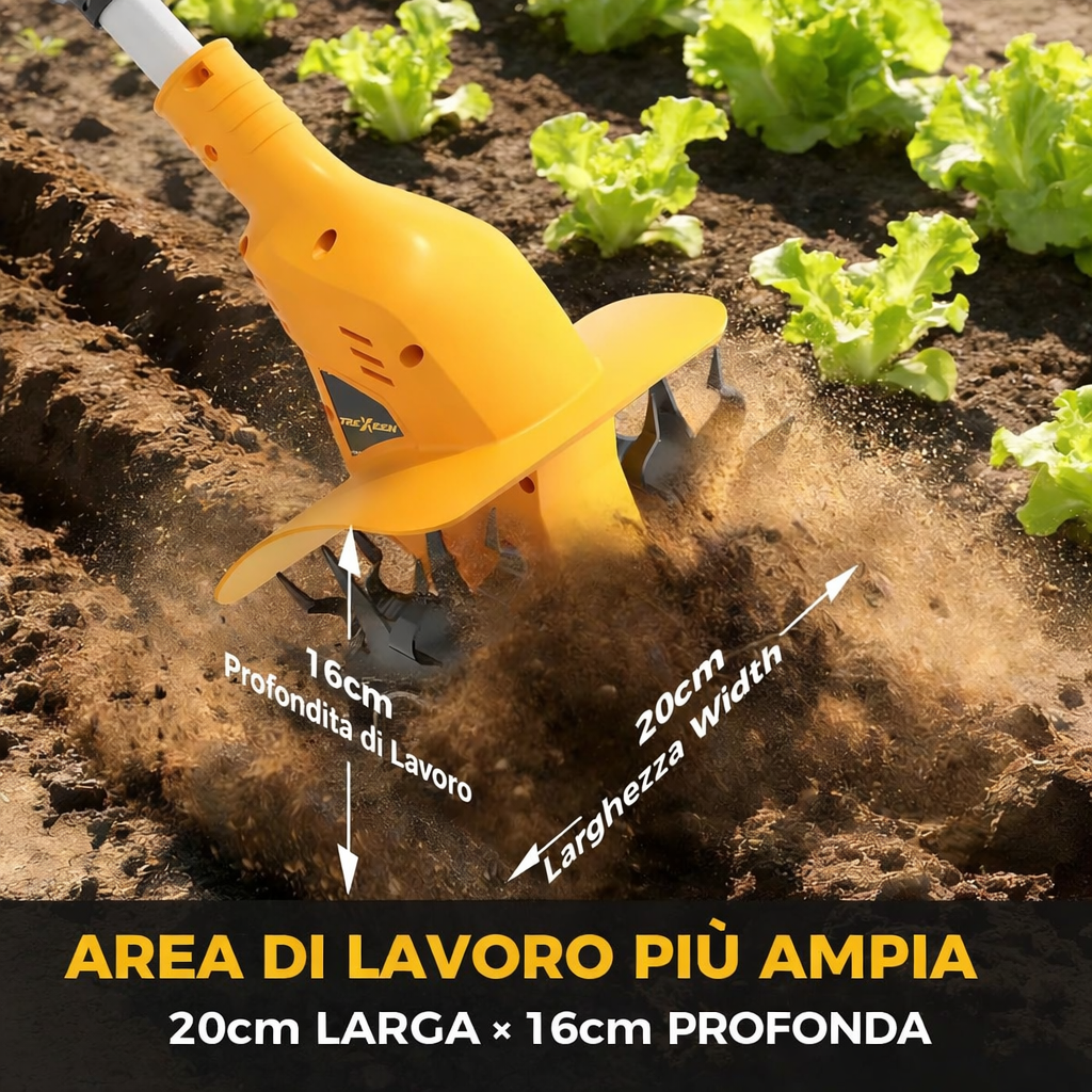 Kit completo motozappa a batteria