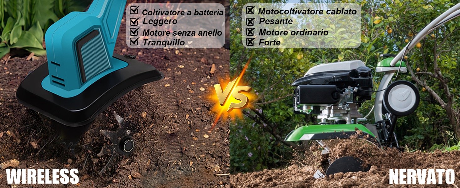 Perché scegliere questa motozappa
