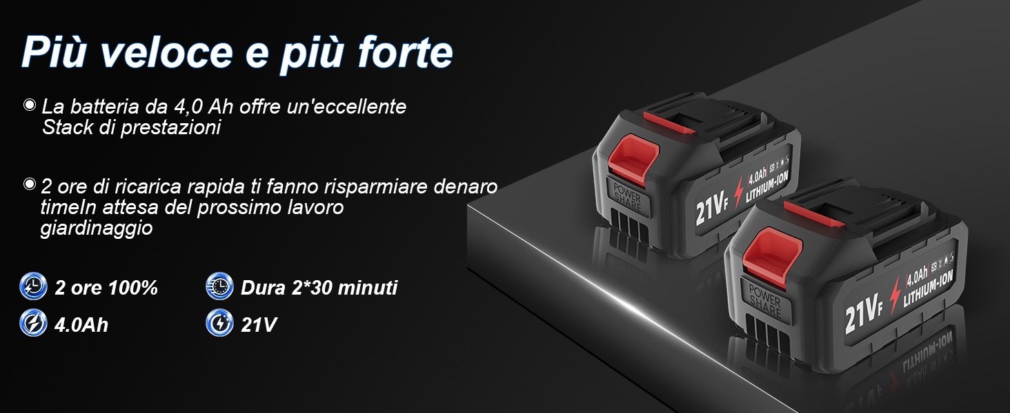 Vantaggi motozappa brushless