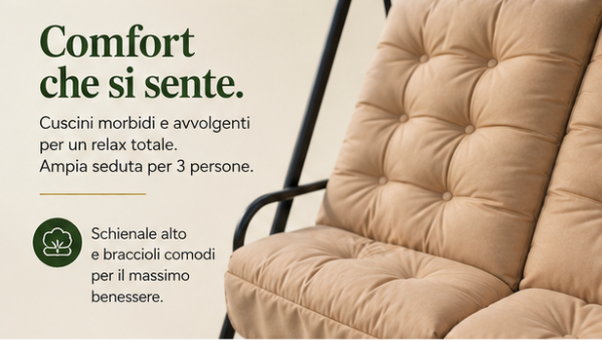 Dondolo diventato angolo relax preferito