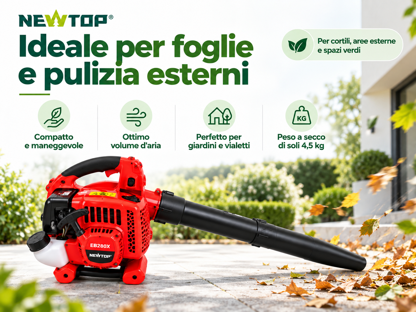 Soffiatore per foglie NEWTOP EB280X