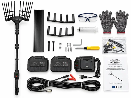 Abbacchiatore elettrico completo di accessori