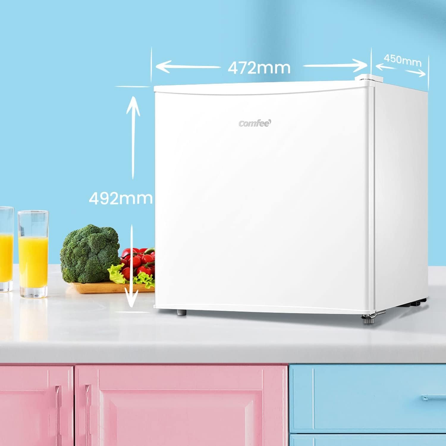 Dimensioni mini frigo COMFEE 43 litri
