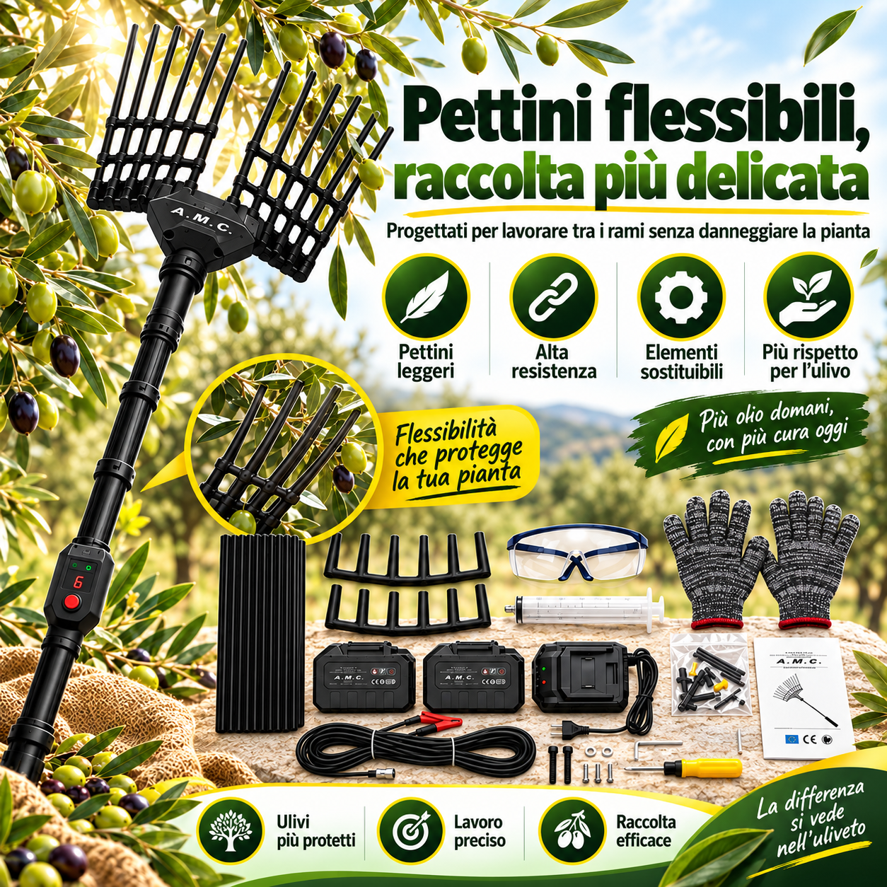 Pettini flessibili